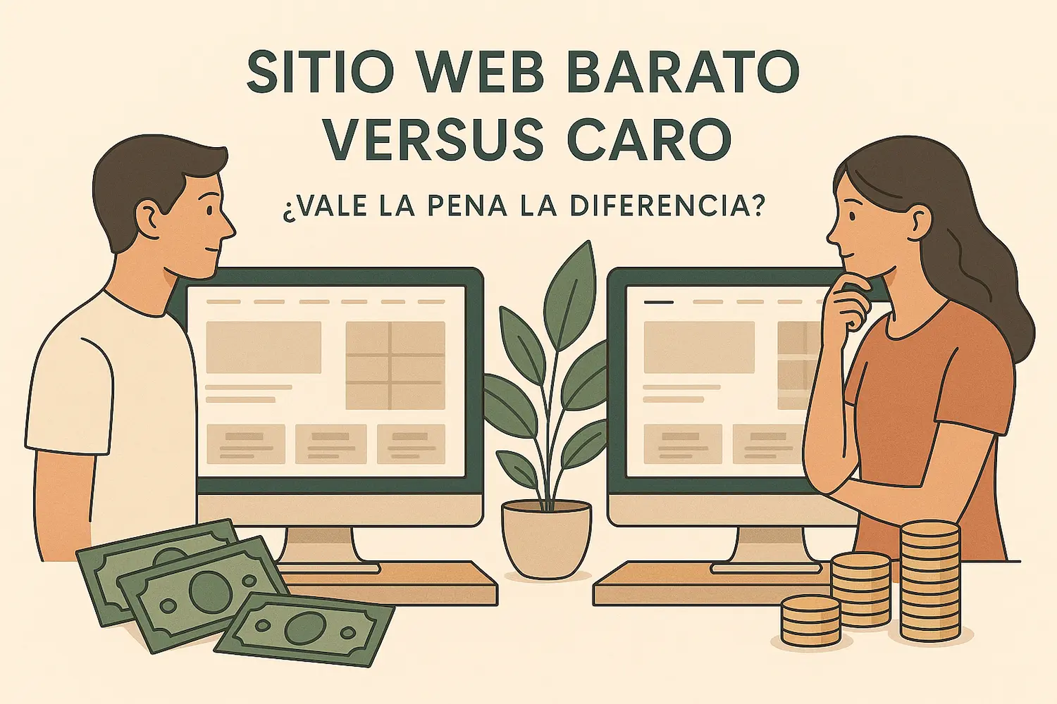 Diseño web barato vs diseño web caro: qué cambia de verdad en 2025