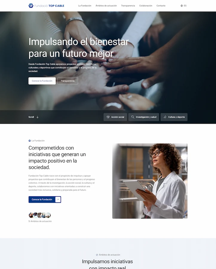 Proyecto de página web corporativa