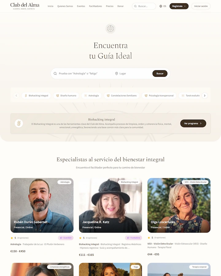 Website design project for businesses