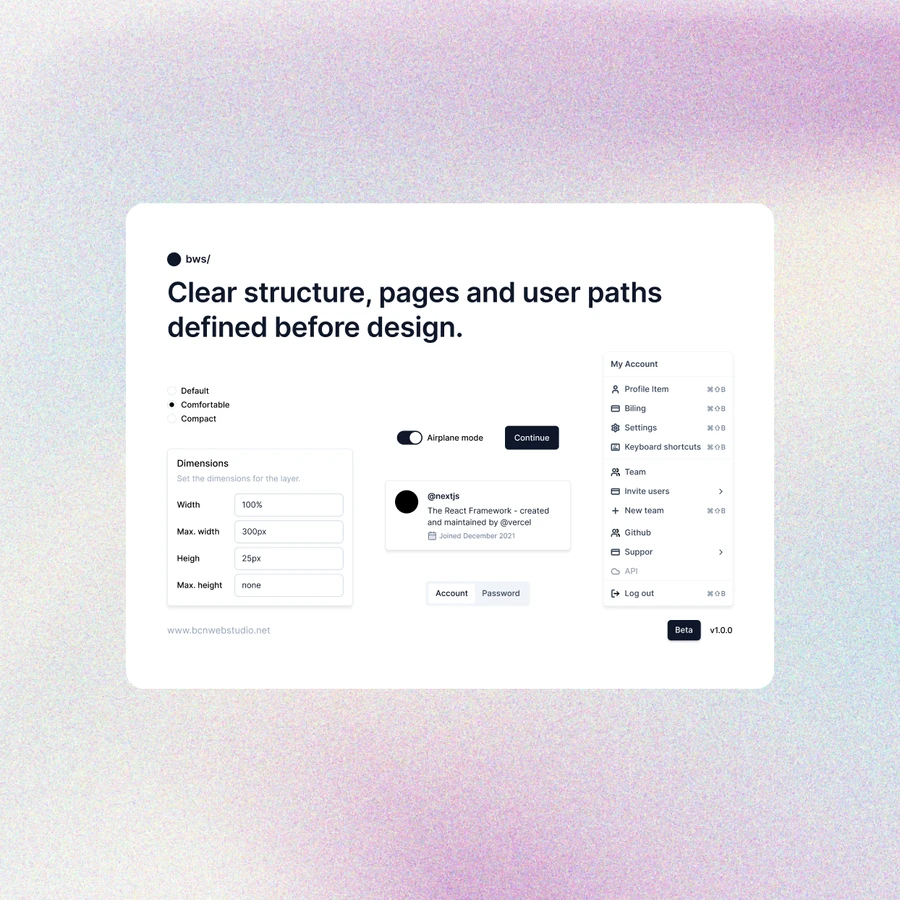 Disseny web a Barcelona: projecte web professional.